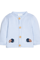 Little English LEF26 Crochet Cardigan Football Helmet