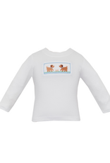 Petit Bebe 123PL Puppies Smocked Shirt