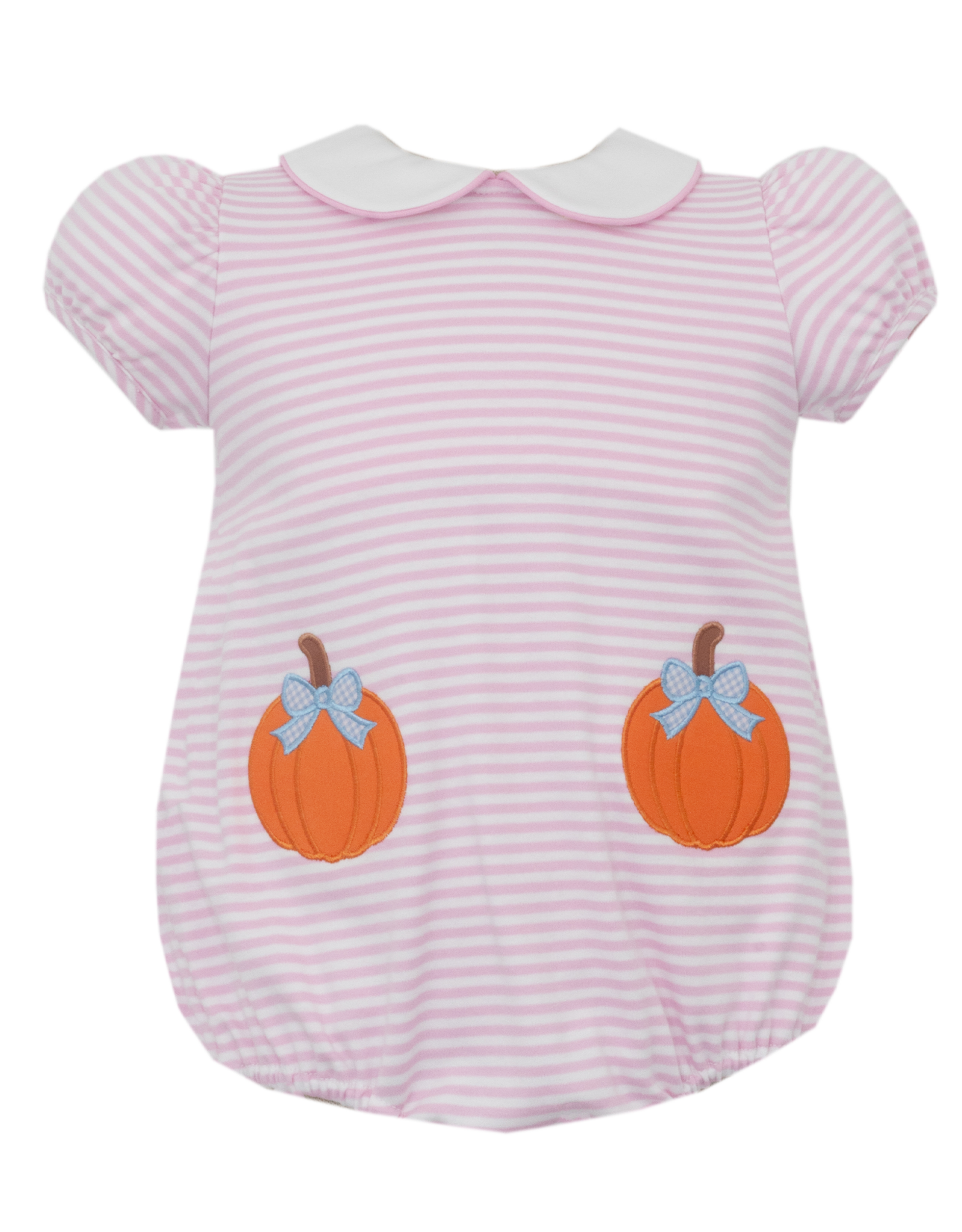 Claire and Charlie 5006F Pink Stripe Knit Pumpkin Bubble