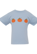 Claire and Charlie 5003P Blue Pumpkin Applique Shirt