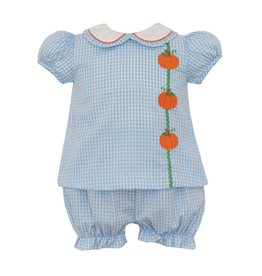 Claire and Charlie Pumpkin Bloomer Set