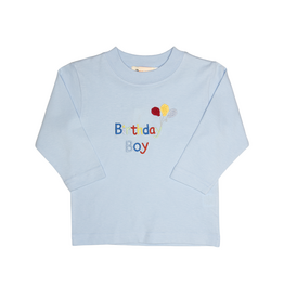 Luigi Long Sleeve Shirt Light Blue Birthday Boy
