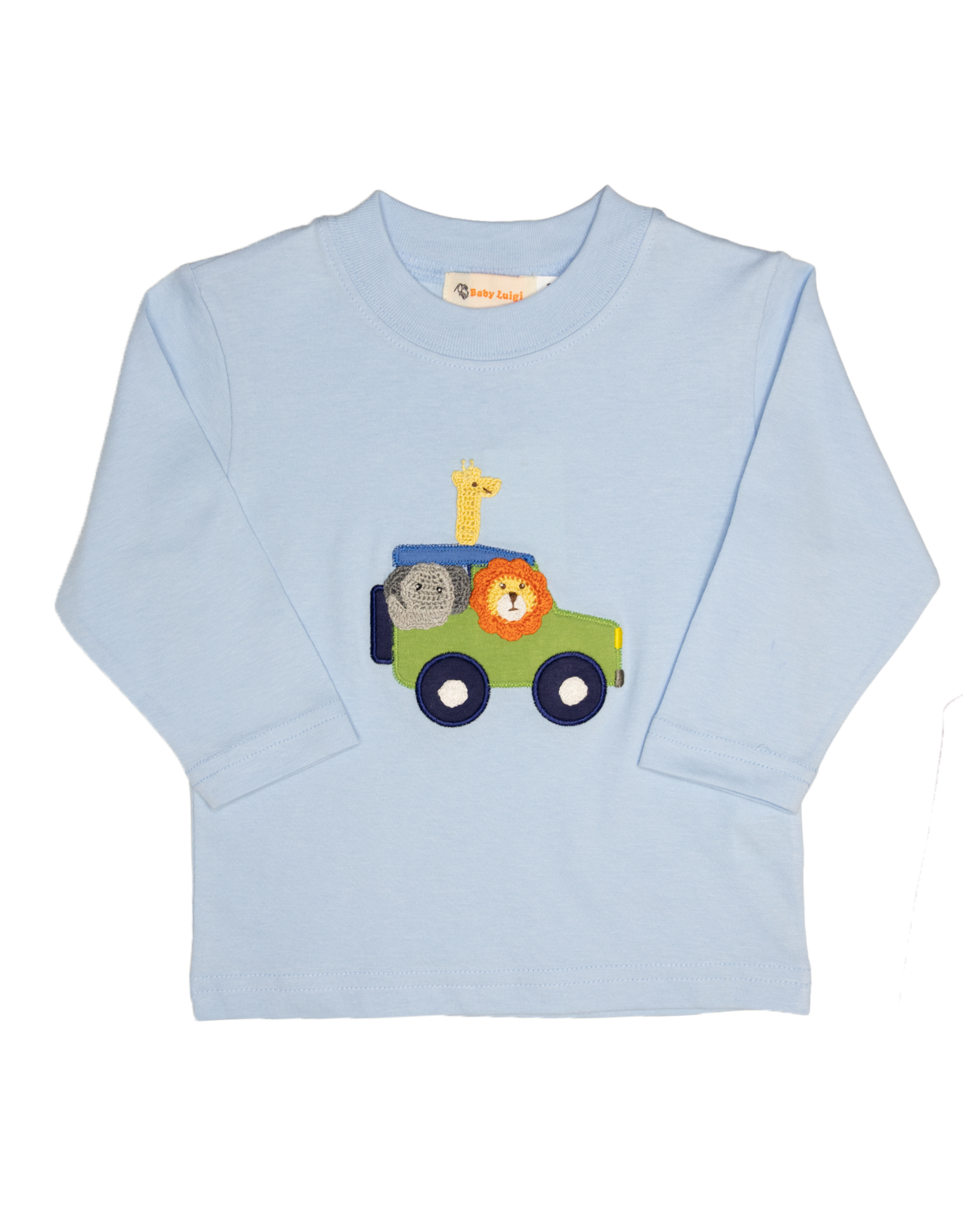 Luigi F26 LS Shirt Lt. Blue Safari Jeep