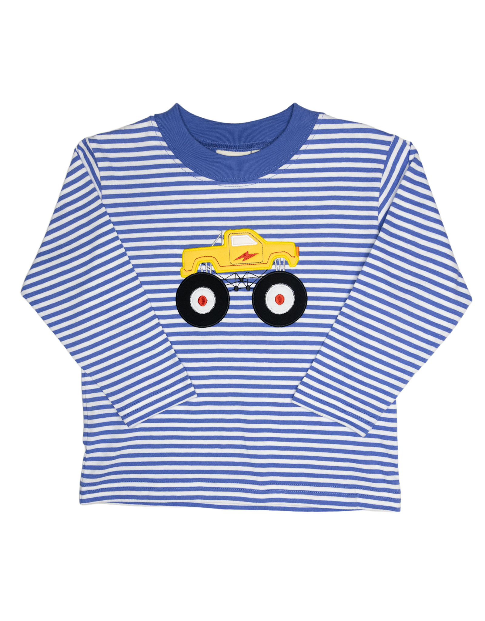 Luigi F26 LS Shirt Dk Chambray Stripe Monster Truck