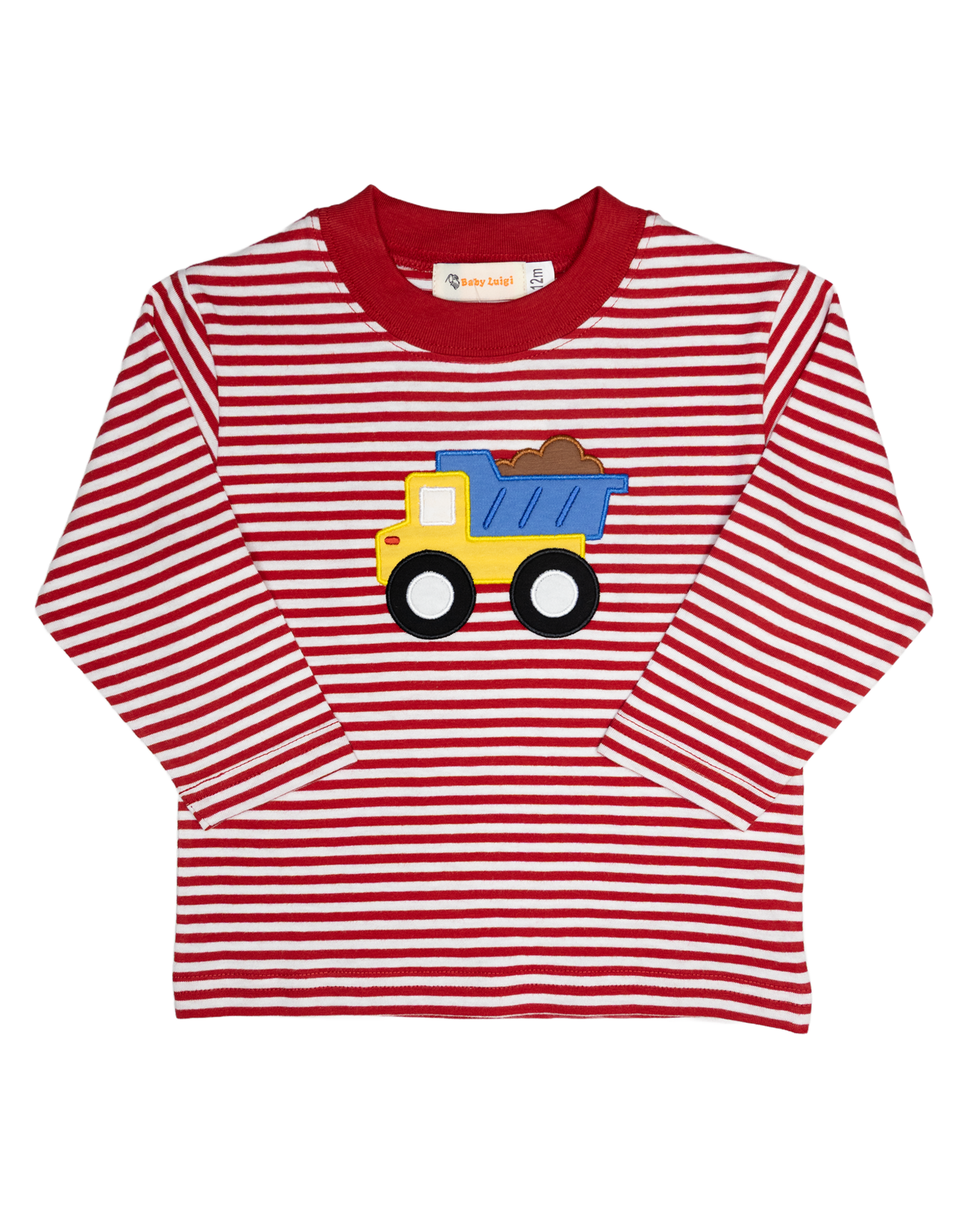 Luigi F26 LS Shirt Red Stripe Dump Truck