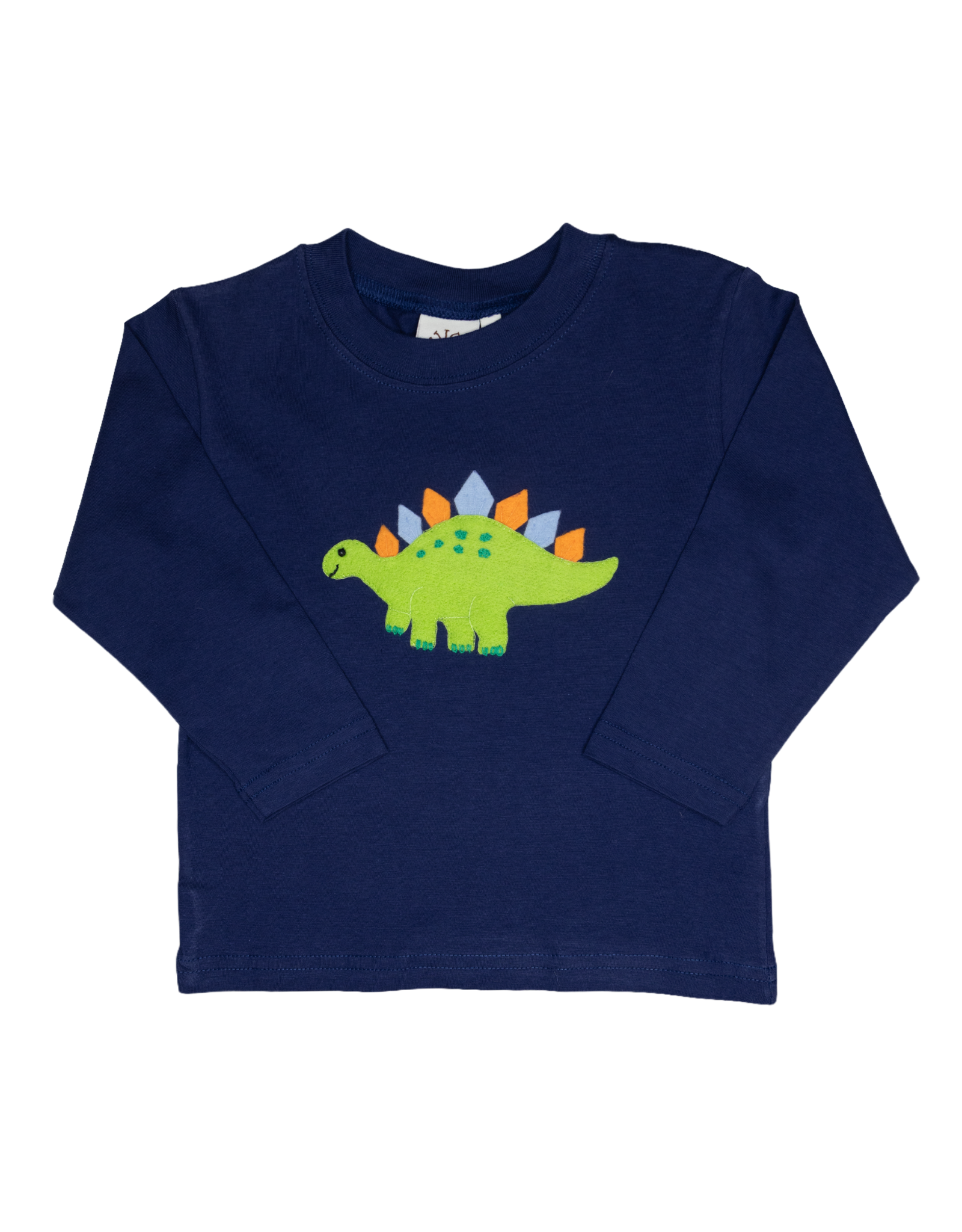 Luigi F26 LS Shirt Navy Stegosaurus