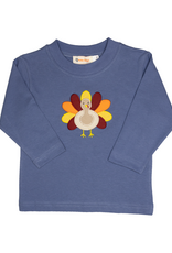 Luigi F26 LS Shirt Steel Blue Turkey