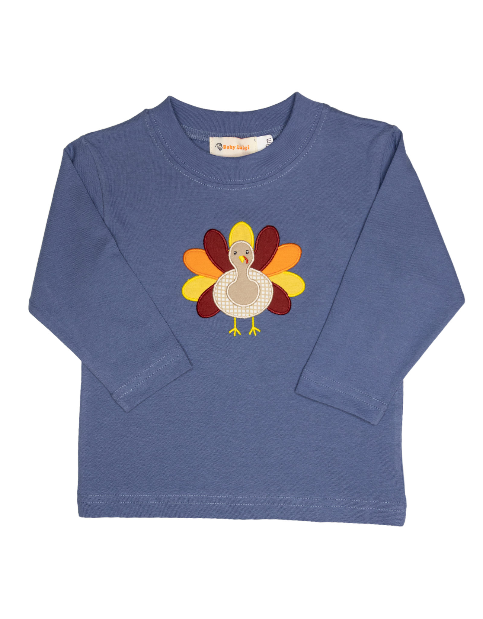 Luigi F26 LS Shirt Steel Blue Turkey