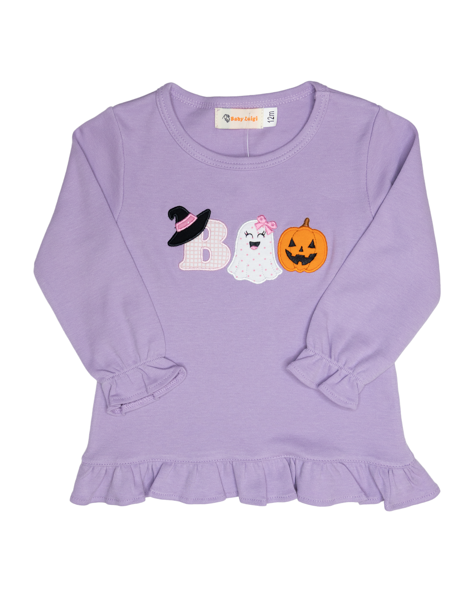 Luigi F26 Ruffle Shirt Lavender BOO