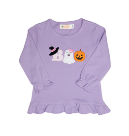 Luigi Ruffle Shirt Lavender BOO