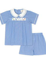 Lullaby Set Noah Ribbon Short Set w/3 Ribbons River Royal Mingingham