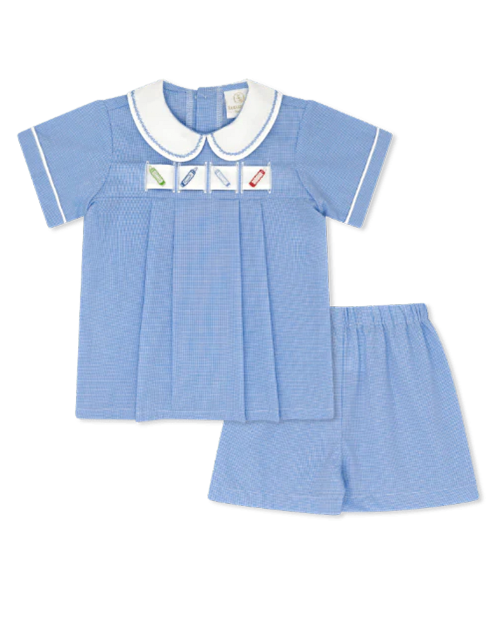 Lullaby Set Noah Ribbon Short Set w/3 Ribbons River Royal Mingingham