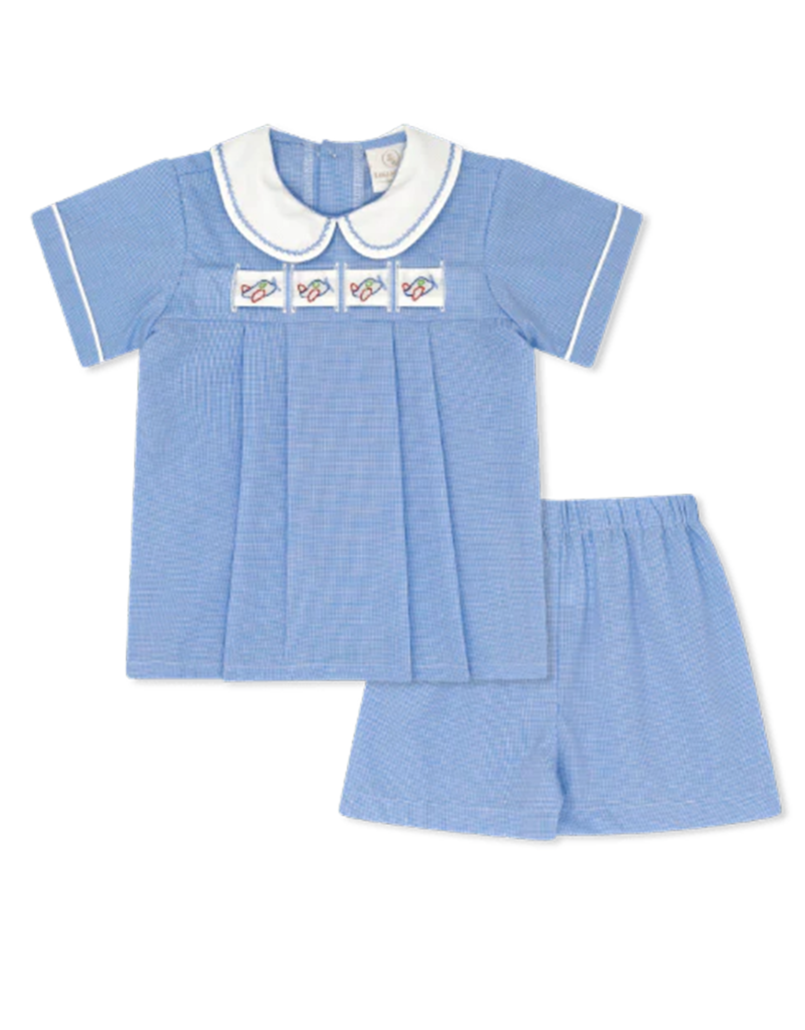 Lullaby Set Noah Ribbon Short Set w/3 Ribbons River Royal Mingingham