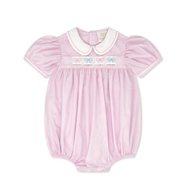 Lullaby Set Ruth Ribbon Bubble w/3 Ribbons Baby Pink Minigingham