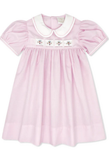 Lullaby Set Ruth Ribbon Dress w/3 Ribbons Baby Pink Minigingham