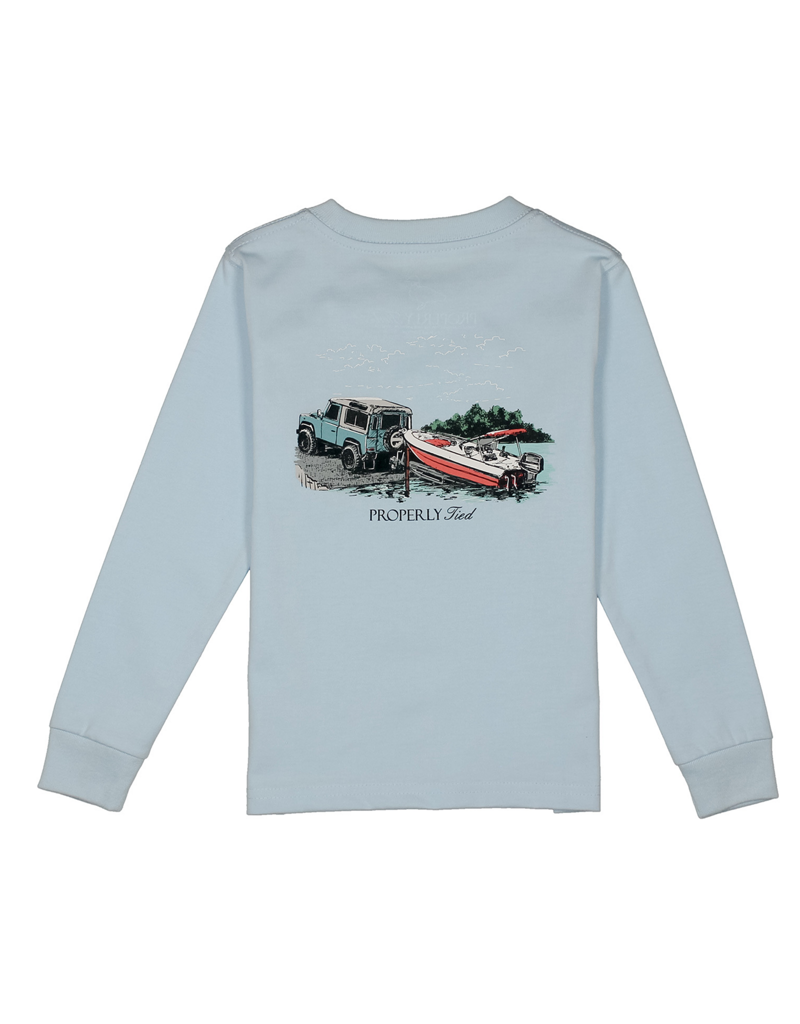 Properly Tied PT26 LS Tee Periwinkle Launch