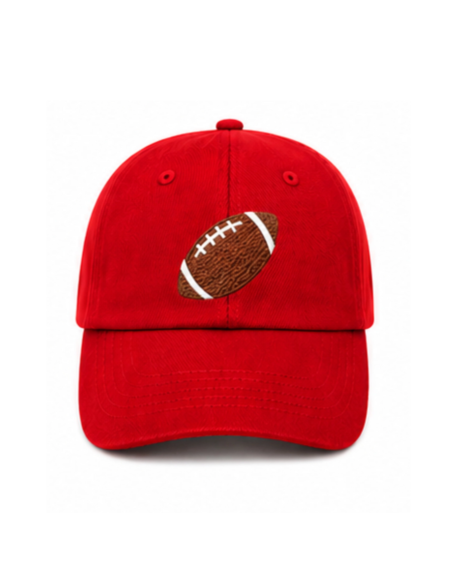 Bits & Bows BB Red Football Hat