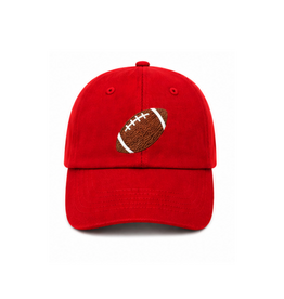 Bits & Bows Red Football Hat