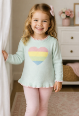 Petit Ami Rainbow Sweater