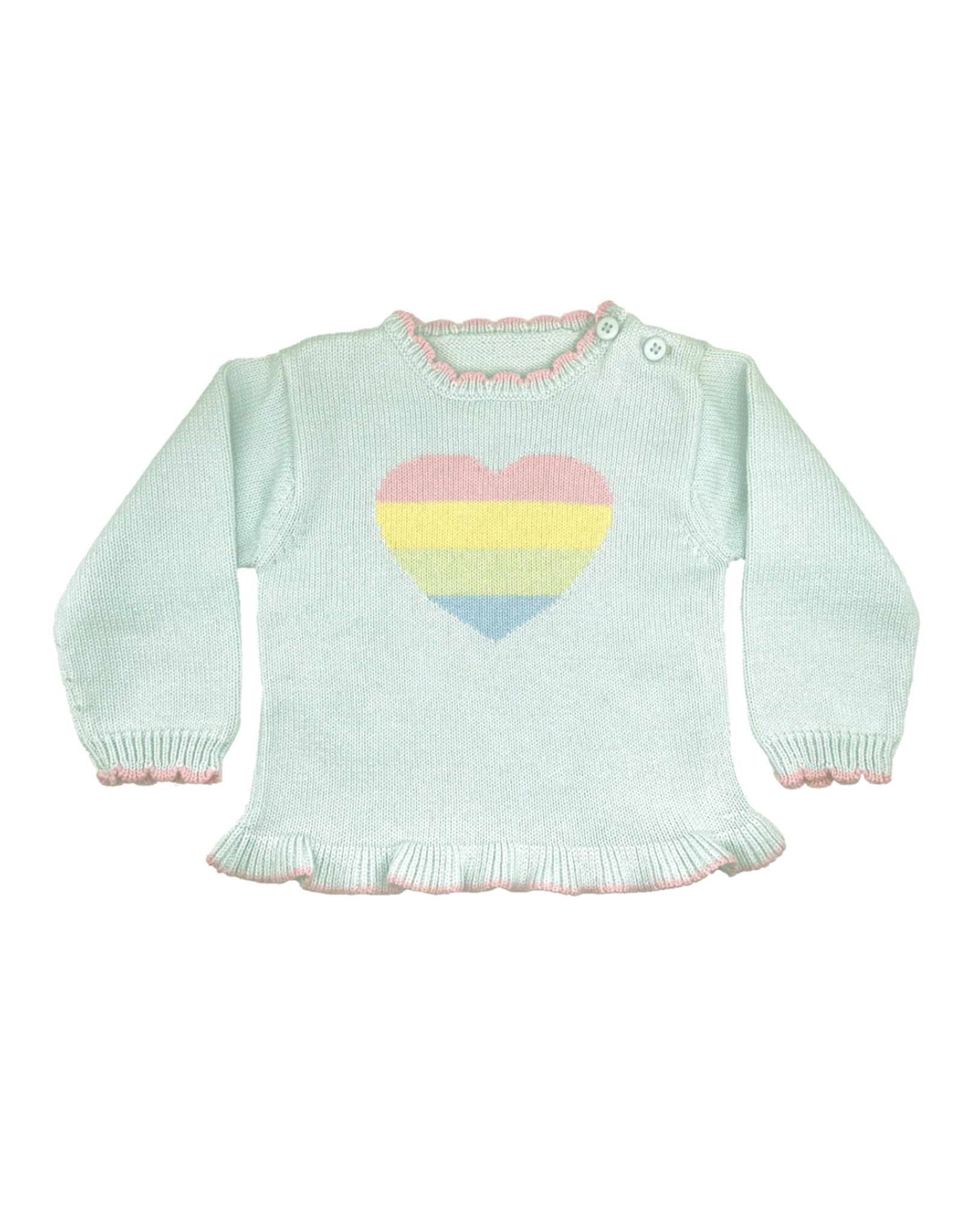 Petit Ami Rainbow Sweater