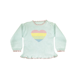Petit Ami Rainbow Sweater