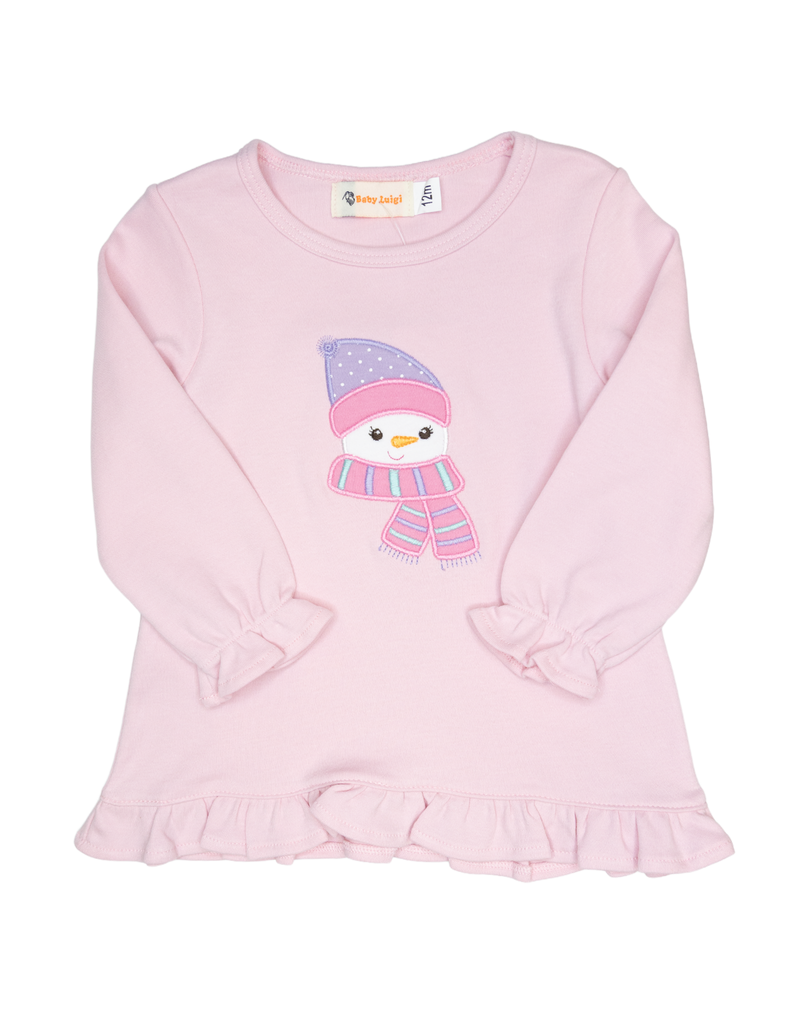 Luigi F26 Ruffle Shirt Pink Snowgirl