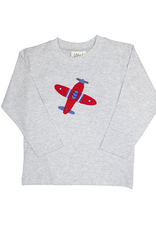 Luigi F26 LS Shirt Grey Airplane