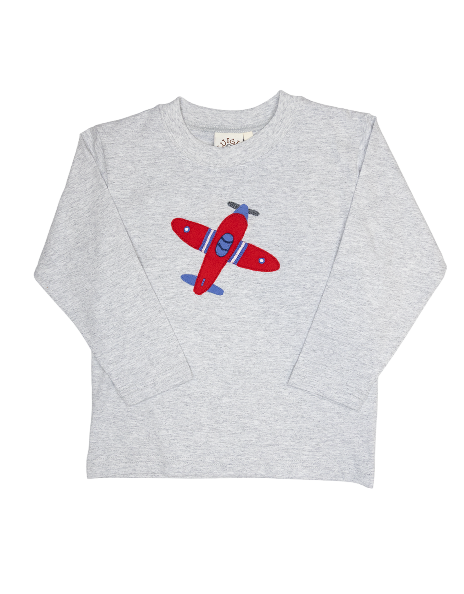 Luigi F26 LS Shirt Grey Airplane