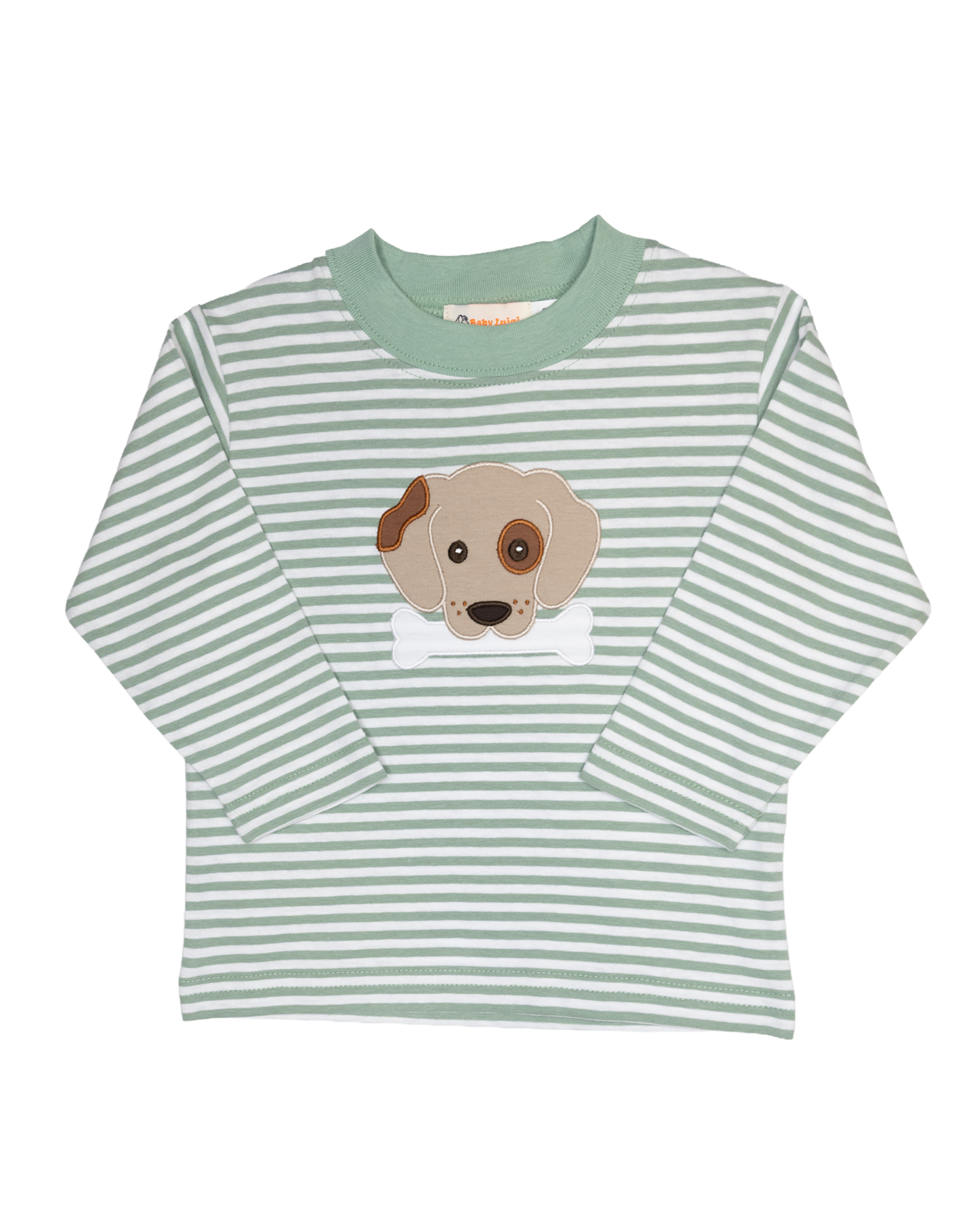 Luigi F26 LS Shirt Green Dog/Bone