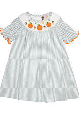 Banana Split 231 Pumpkin Patch Smocked Bishop Dress
