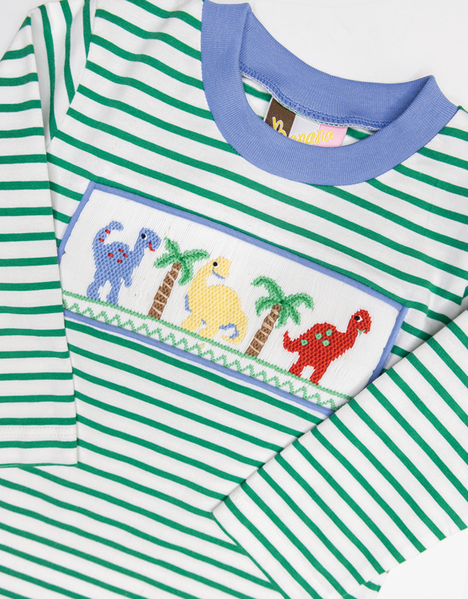 Banana Split 262 Dinosaur Smocked Shirt