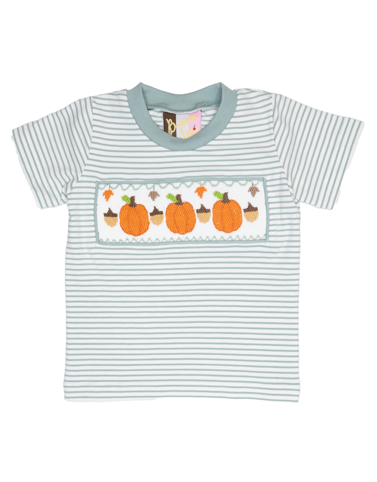 Banana Split 234 Pumpkin Patch Smocked Shirt