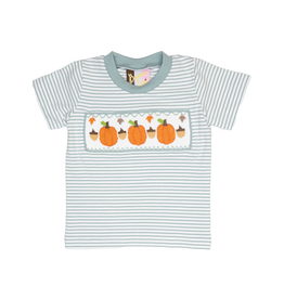 Banana Split Pumpkin Patch Smocked Shirt