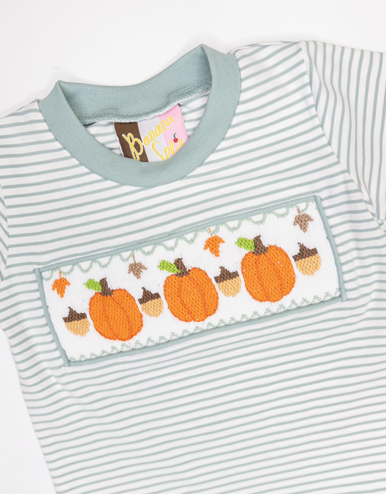Banana Split 234 Pumpkin Patch Smocked Shirt