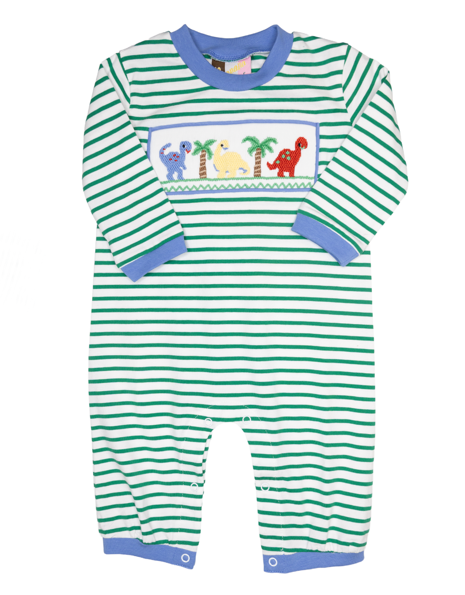 Banana Split 263 Dinosaur Smocked Romper