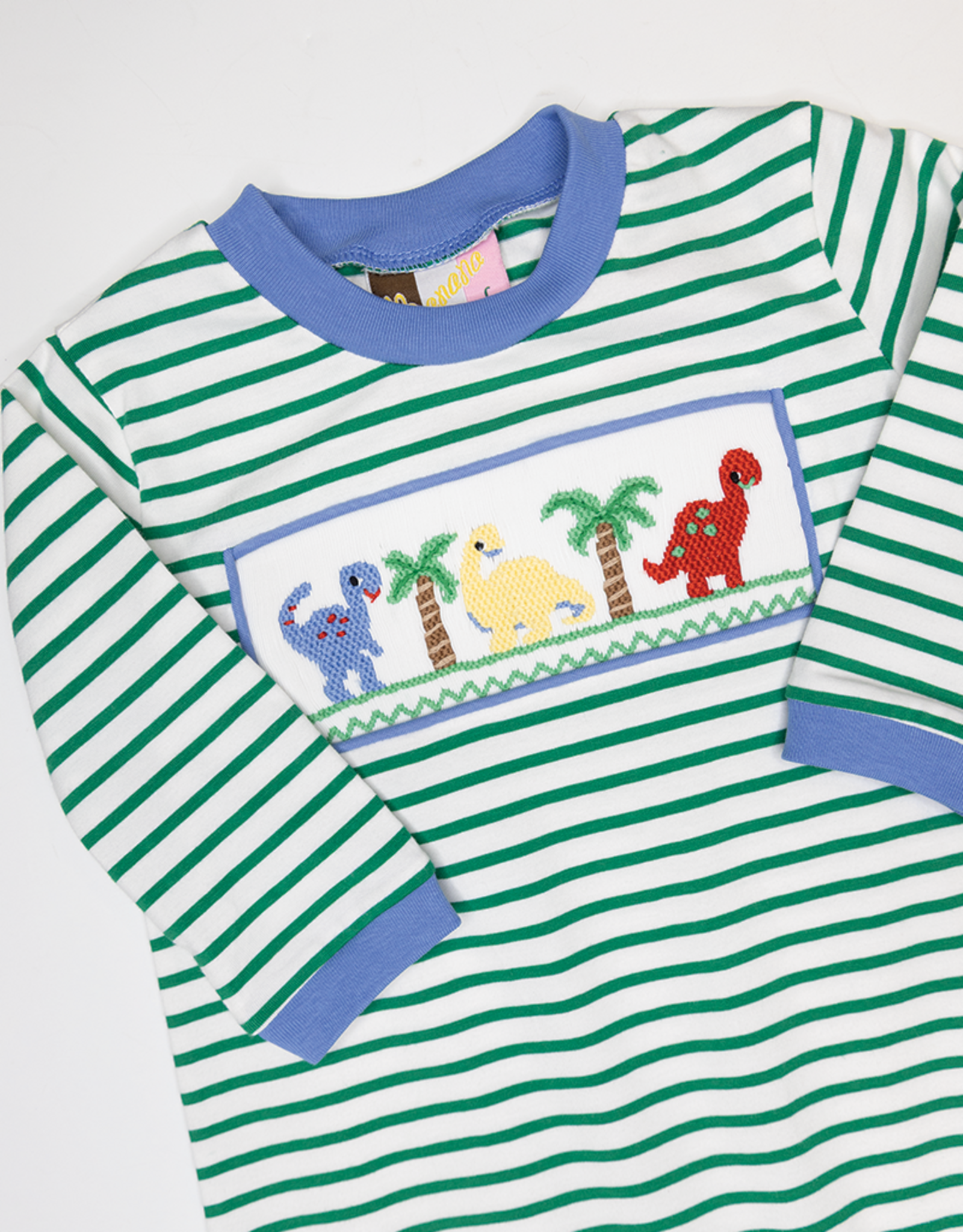 Banana Split 263 Dinosaur Smocked Romper