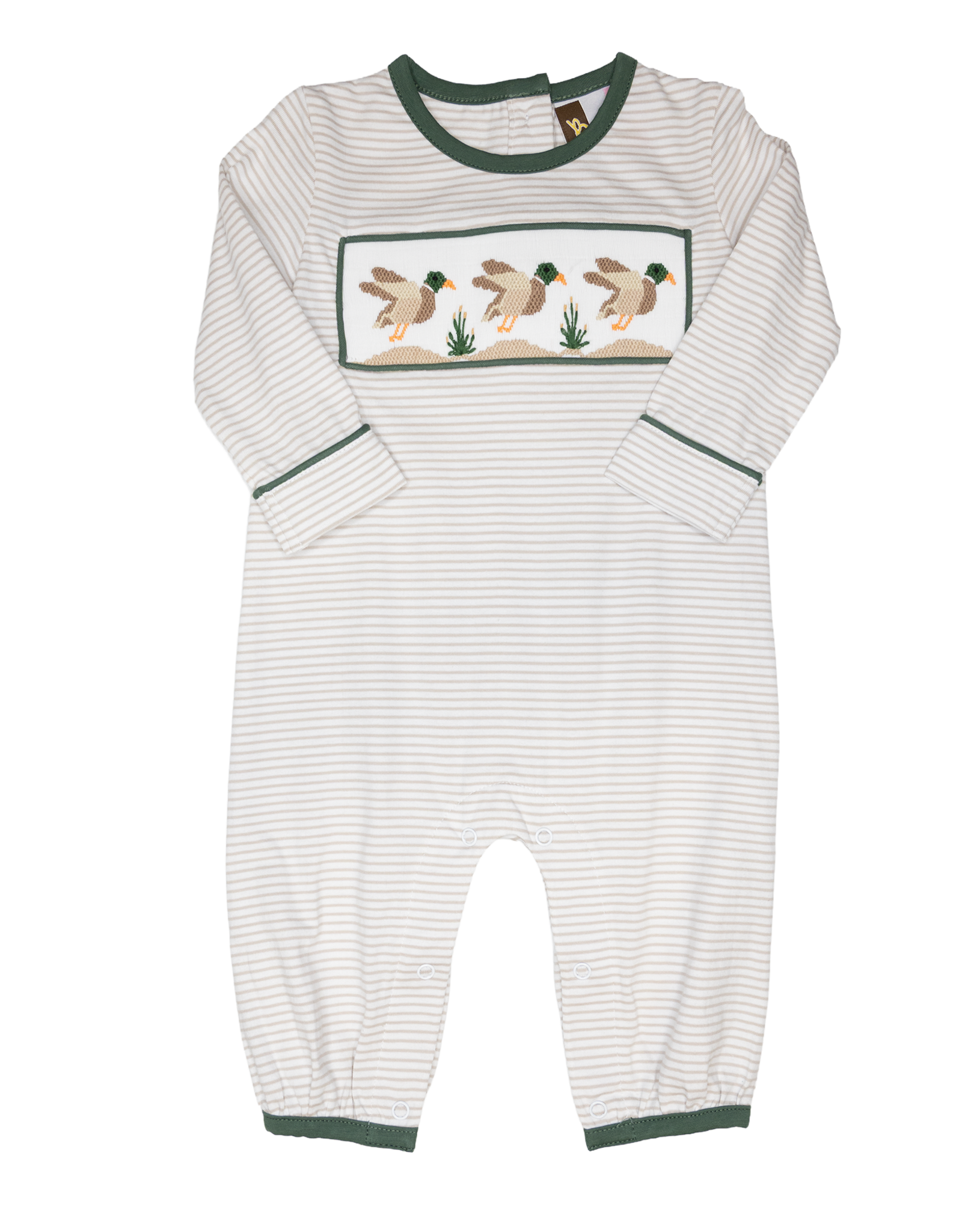 Banana Split 249 Mallard Smocked Romper