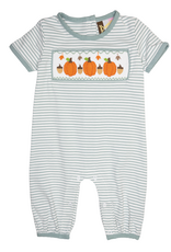 Banana Split 235 Pumpkin Patch Smocked Romper