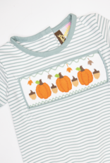 Banana Split 235 Pumpkin Patch Smocked Romper