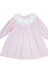 Petit Ami 3/4010 Pink Scalloped Collar Dress