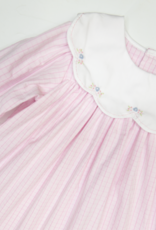 Petit Ami 3/4010 Pink Scalloped Collar Dress