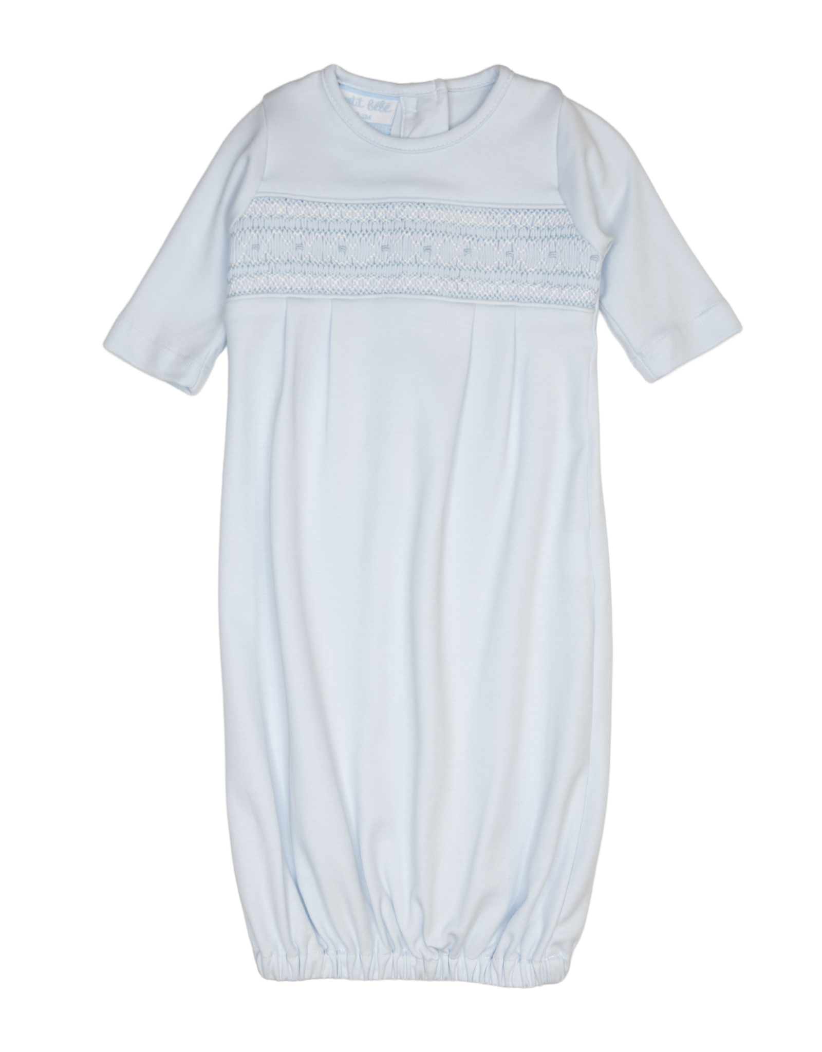 Petit Bebe 403SAB Oliver Blue Smocked Sack