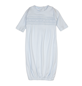 Petit Bebe Oliver Blue Smocked Sack