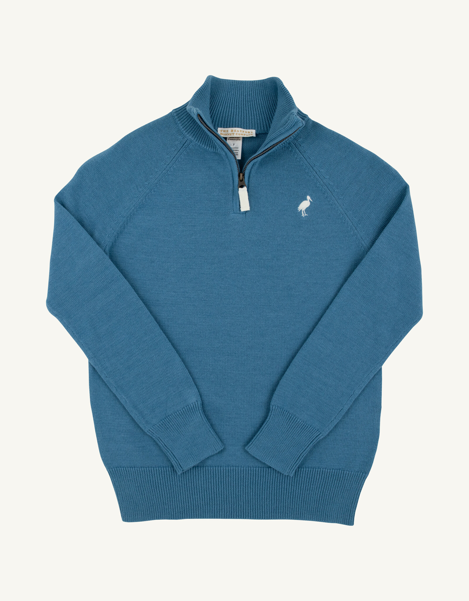 TBBC Hayden Half Zip Sweater Barnsley Blue