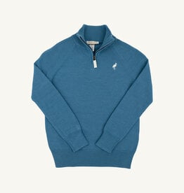 TBBC Hayden Half Zip Sweater Barnsley Blue