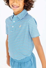 TBBC Prepletic Prim Proper Polo Sumner County Stripe/ Barnsley Blue