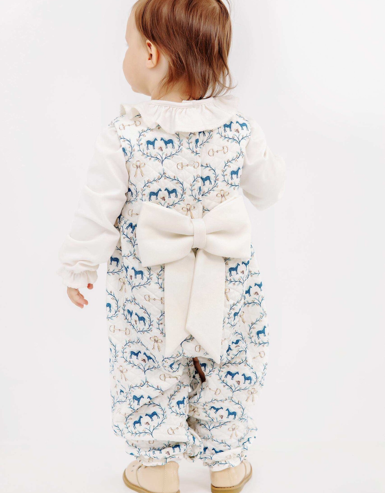 TBBC Rebecca Romper Quilted Horse Bits and Bows