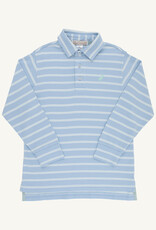 TBBC LS Prim Sarasota Sky/Worth White Stripe