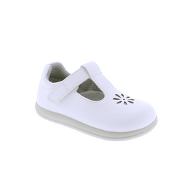 Footmates Becky T-Strap White