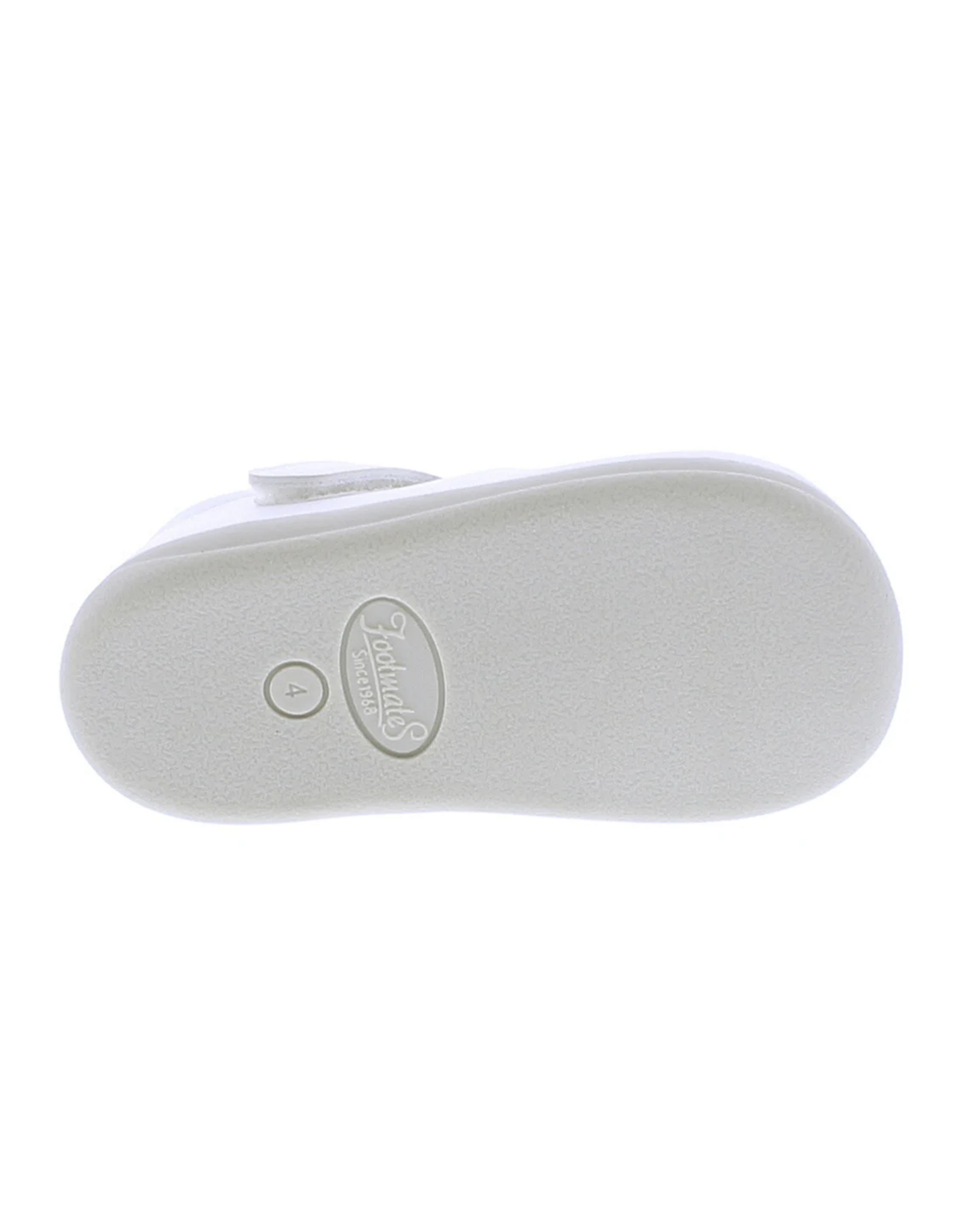 Footmates Becky T-Strap White 106